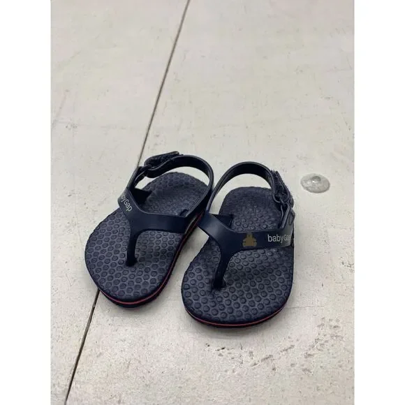 GAP | Shoes | Baby Gap Baby Boys Navy Blue Flip Flops Size 3